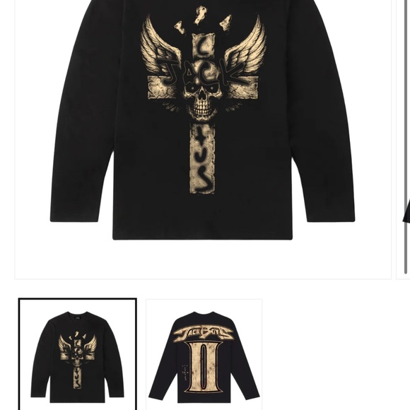 Travis Scott Crucifixion Long Sleeve - Picture 1 of 3